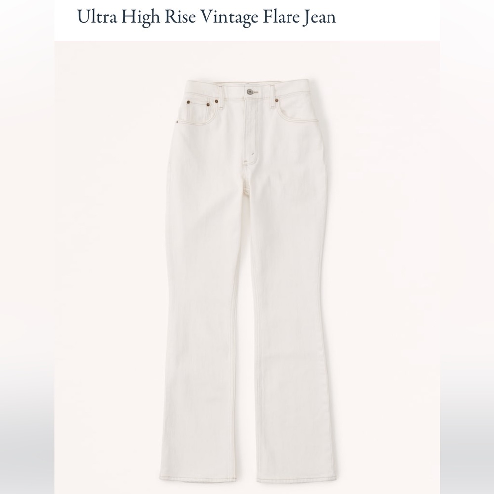 White Abercrombie Jeans